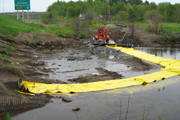 batardeau-rivière-buse-parallele bjälksättningar byt ut munstycket i floden