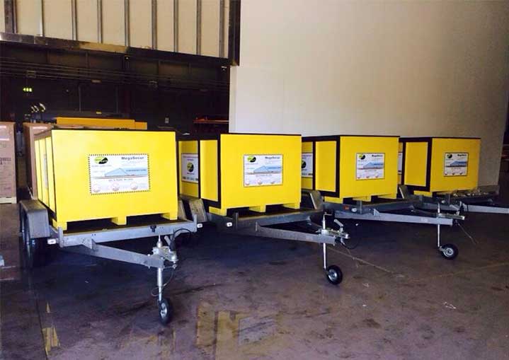 översvämningsskydd lång längd gata