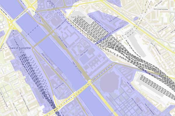 zone-inondable översvämningszon paris gare de lyon