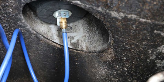 Inondations - Crues : ballons obturateur gonflables pour canalisations